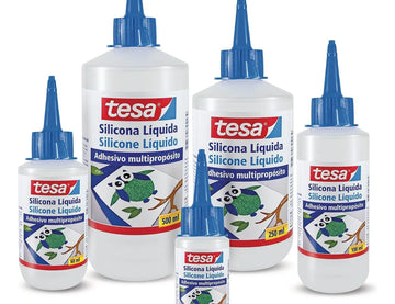 Silicona Líquida Tesa X 60 Ml Pegamento Transparente.