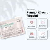 Zomee Toallitas De Limpieza Para Extractor De Leche, Elimina