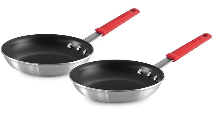 Sarten De Restaurante Para Freir 10 Paquete De 2 Tramotina Color Rojo