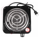 Estufa Eléctrica 1 Puesto 5 Niveles De Temperatura Color Negro