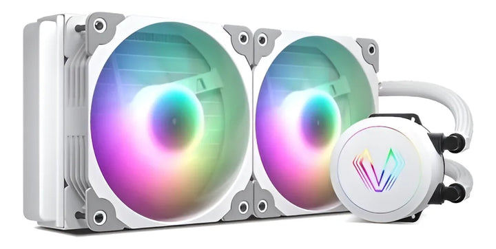 Enfriamiento Liquido Vetroo V240 White Vt-aio-v240-wt Led Rgb