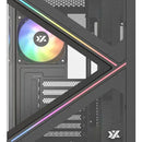 Gabinete Gamer Xyz Qubex Black 4 Fans Argb Usb C Negro