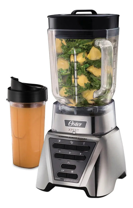 Licuadora Oster Xpert Series Metálica Color Plateado