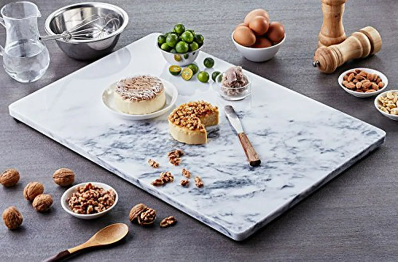 Tabla De Mármol Para Repostería 12x16 Pulgadas Con Patas De