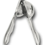 Exprimidor Manual De Naranjas Grande/aluminio Fundido Plateado