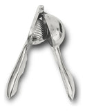 Exprimidor Manual De Naranjas Grande/aluminio Fundido Plateado