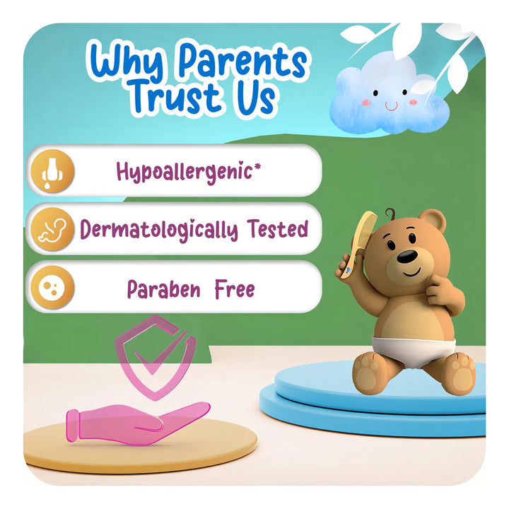 Shampoo Para Bebé Ricitos De Oro 250 Ml 3 Botellas