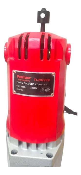 Taladro Saca Núcleos De Concreto 3200w Profesional Ferton Rojo 50hz
