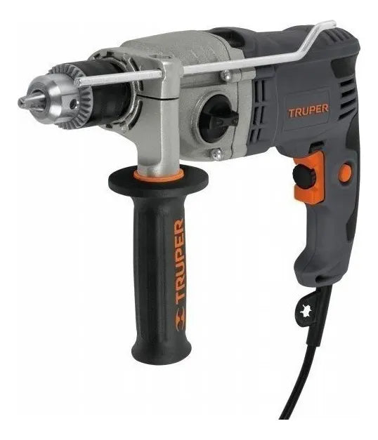 Taladro Percutor Industrial 1/2'' 900 W 3300rpm Truper 19324 Color Gris Frecuencia 60 Hz ROTO-1/2N7