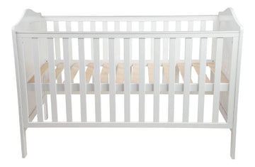Cuna Cama De Madera Carestino Toledo 140x70 Blanco