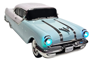 Radio Parlante Carro Ws-598 Bluetooth Fm Usb Y Manos Libres Celeste