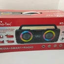 Parlante Bluetooth Portatil 50w Rms Usb Mp3 Radio Karaoke Negro
