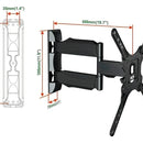 Base Soporte Tv Pared 3 Brazos Ajustable 32 A 55 Pulgadas Color Negro