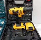 Taladro Atornillador Percutor Inalámbrico 36 Voltios Accesor - Amarillo - 50