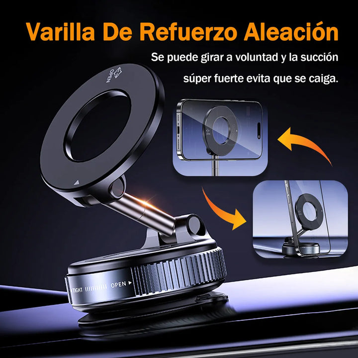 Bigview Soporte Magnetico Telefono Porta Celular 360 Carro Brazo Ajustable