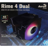 Cooler Cpu Aerocool Rime 4 Dual Argb Pwm Rgb Supports Am5