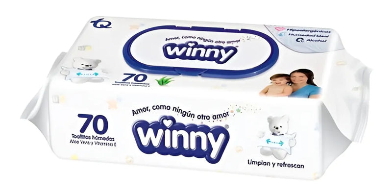 Toallitas Winny Aloe Vera X 70 - Und A $139