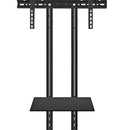 Base Tv Soporte Pedestal Movible 32 A 70 Pulgadas Con Ruedas Negro