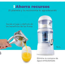 Filtro De Agua Chef Master + Exprimidor Manual De Frutas Blanco