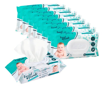 Set de Pañitos Humedos Rascals 720 Unidades - 9 Paquetes