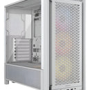 Corsair 4000d Frame Rs Argb: Chasis Atx Y 3 Ventiladores Blanco