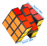 Llavero X 12 Cubo Rubik Pequeño Piñata Negocio Sorpresas Estructura Stiker 3x3 Docena