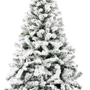 Árbol De Navidad Artificial Nevado Calidad Premium 1.70 M Color Verde