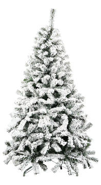 Árbol De Navidad Artificial Nevado Calidad Premium 1.70 M Color Verde
