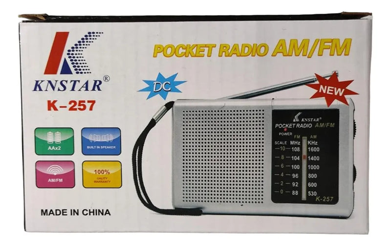 Radio Bolsillo Reproductor Am Fm Portable Inalámbrico Antena 1