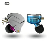 Auriculares in-ear inalámbricos KZ Auriculares con cable ZSN Pro with mic violeta