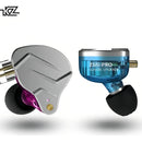 Auriculares in-ear inalámbricos KZ Auriculares con cable ZSN Pro with mic violeta