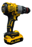 Taladro Inalambrico De 128v Potente Eficaz Tipo Industrial - Amarillo - 50-60 Hz