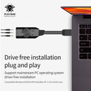 Tarjeta De Sonido Gamer Usb De 7.1 Control Vol Gs3 Mark Ii