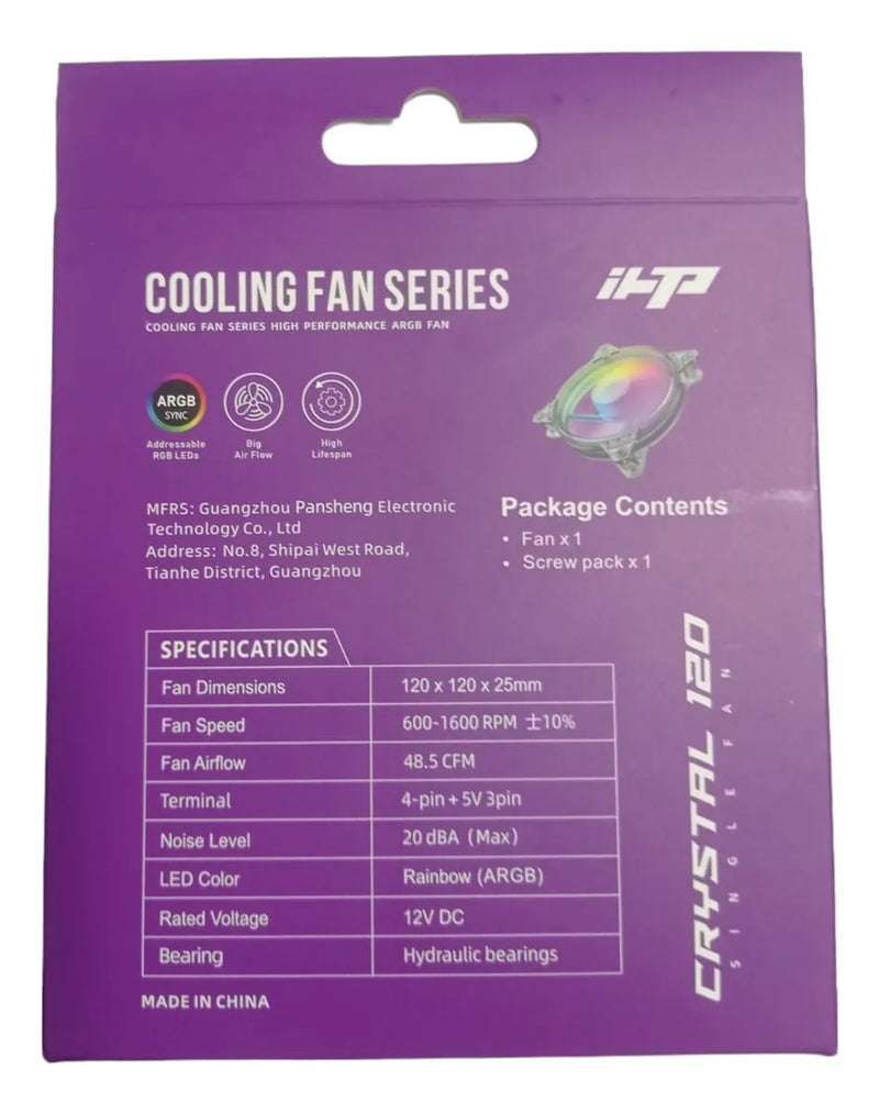 Bee Crystal-120 Rgb 12cm Cpu Cooler.