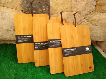 Tabla Profesional Madera Bambú Para Picar Alimentos - Asados Multiuso