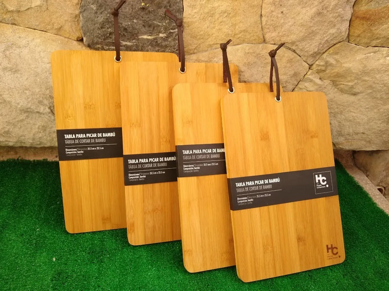 Tabla Profesional Madera Bambú Para Picar Alimentos - Asados Multiuso