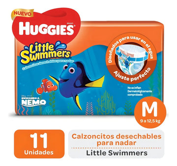 Huggies little swimmers talla M 10 un