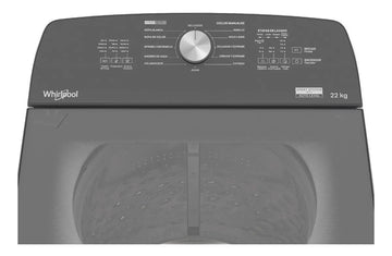 Lavadora automática Whirlpool hasta 22kg color blanco