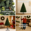 Árbol De Navidad Pino York 1.80m Verde 722 Puntas Gio Home