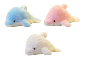 Delfin Luminoso Almohada Cojin Peluche Con Luz