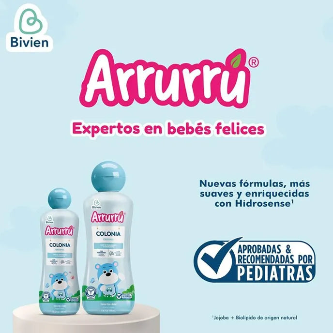 Colonia Bebe Arrurú Original 400+800ml Azul
