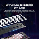 Teclado Gamer Mecánico Zifriend Ag61 Español Black Switches Retroiluminado Rainbow 62 Teclas 60% Compacto Interruptores Intercambiables En Caliente Hot Swap