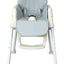 Silla Comedor Bebe 3en1 Happy Baby Zoe Color Gris