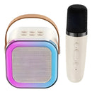 Parlante Bluetooth Portátil Led Rgb Mini Karaoke Micrófono Segun Disponiblidad.