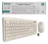 Combo Teclado Y Mouse Inalambrico 2.4g Windows Mac Seisa