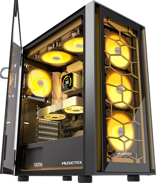 Funda De Pc Con Ventiladores Argb Preinstalados