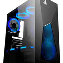 Caja Gabinete Iceberg Turbo Z8 Con 5 Ventiladores Incluidos Negro