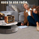 Radio Multibandas Retro Solar Excelente Sonido Y Sintonia Café