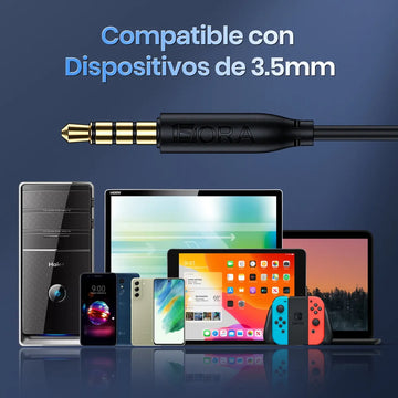 Audífonos In-ear Gamer 1hora Aut111 Negro