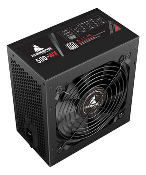 Fuente De Poder Gamer Iceberg 500 Wx Retail Real Blanco